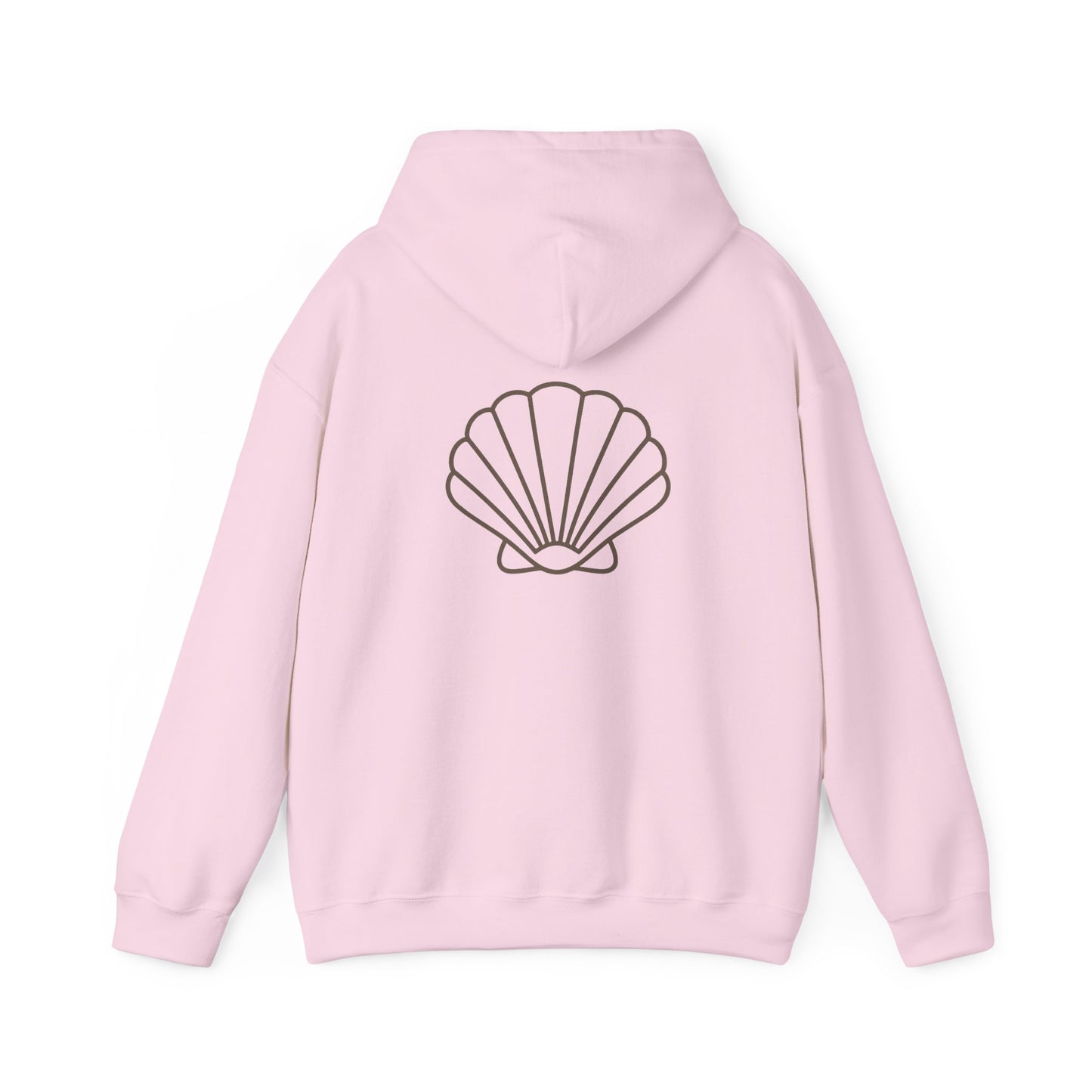 Flow Shell Unisex Hoodie, Cozy Sweatshirt, Beach Vibes Apparel, Gift for Ocean Lovers, Everyday Comfort Wear