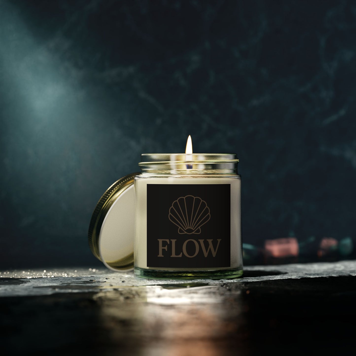 Scented Candles | Flow Collection | Coconut Apricot Wax | Relaxing Home Decor, Spa Gift, Aromatherapy, Candle Lovers, Self-Care