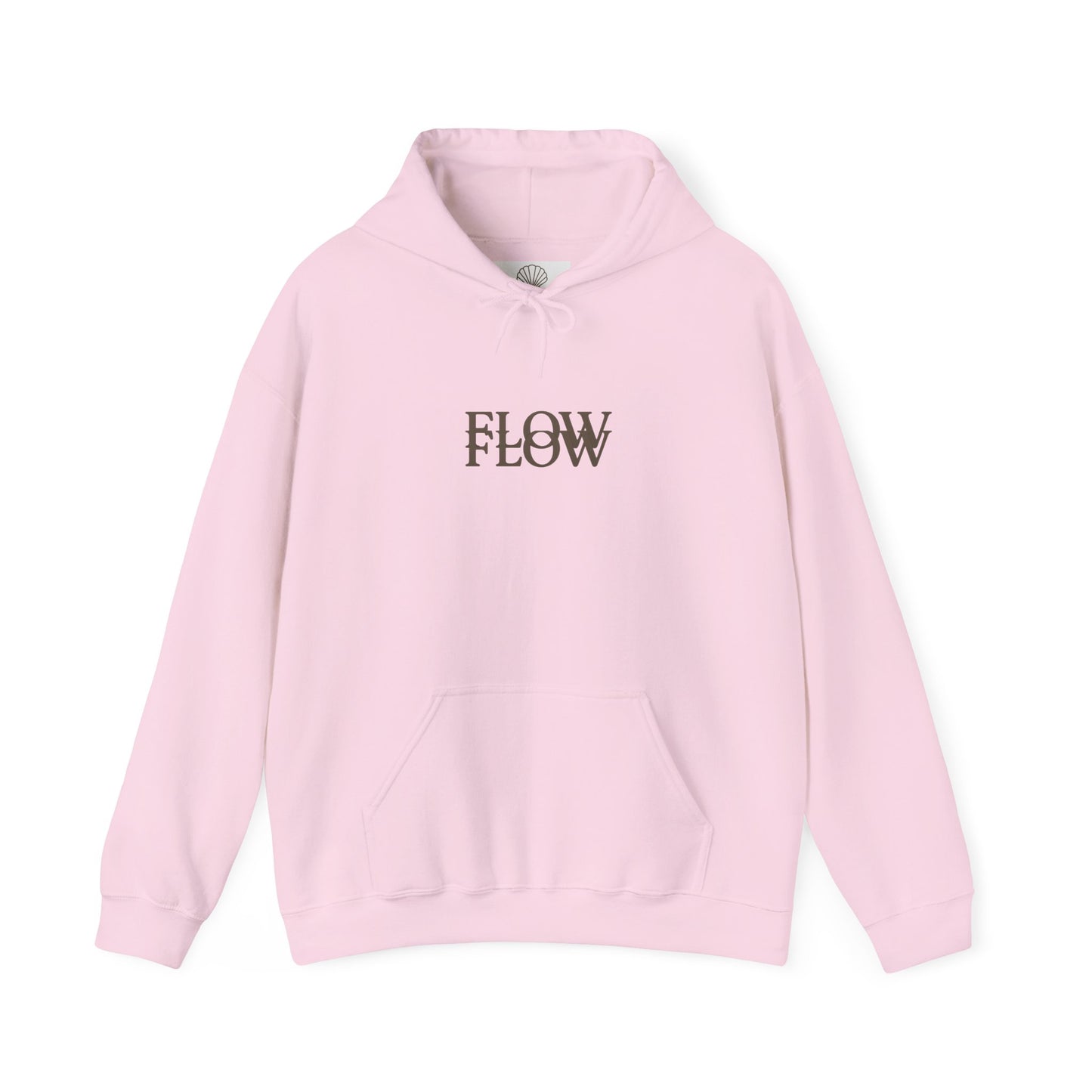 Flow Shell Unisex Hoodie, Cozy Sweatshirt, Beach Vibes Apparel, Gift for Ocean Lovers, Everyday Comfort Wear