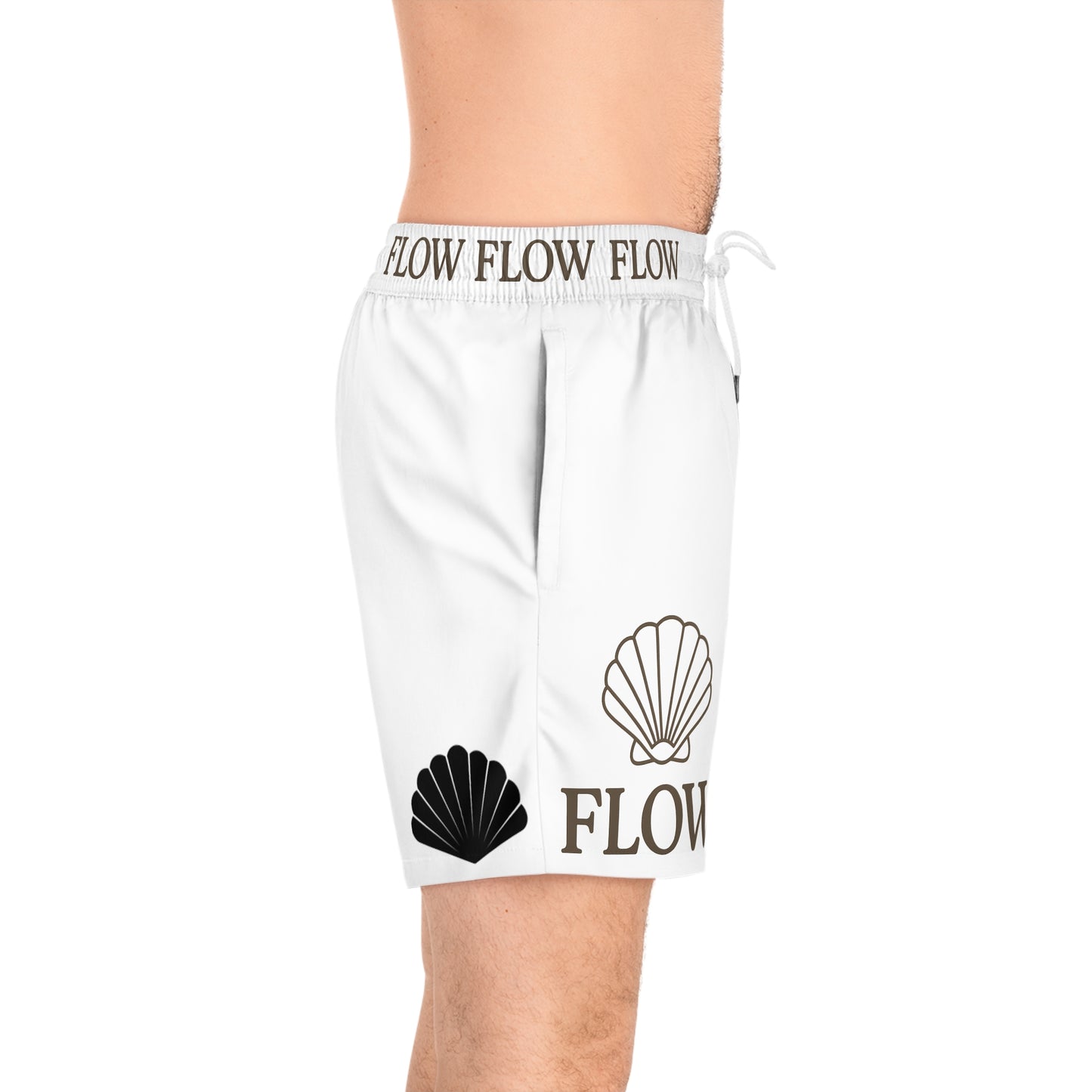 Men's Coastal Flow Swim Shorts, Beachwear, Summer Swim Trunks, Vacation Essentials, Ocean Inspired Swimwear, Pool Party Shorts