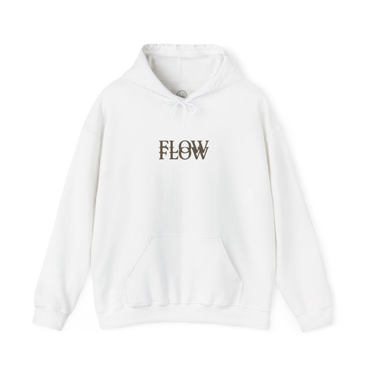 Flow Shell Unisex Hoodie, Cozy Sweatshirt, Beach Vibes Apparel, Gift for Ocean Lovers, Everyday Comfort Wear